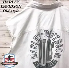 《希少》ハーレーダビッドソン HARLEYDAVIDSON☆ベスト 3XL 刺繍