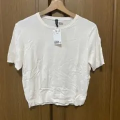 H&M サマーニット　ホワイト　Mサイズ