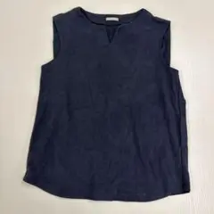 GU ノースリーブトップス ネイビー 241-276488