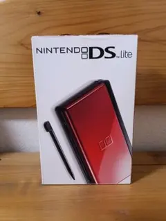 海外版 Nintendo DS Lite クリムソンブラック 本体 プロテクト付