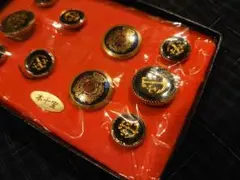 【未開封】飾りボタン 錨柄 昭和レトロ