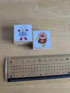新品　アンパンマン　ハンコ　２点セット　スタンプ