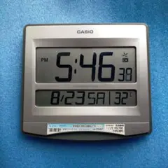 CASIO カシオ 温度計付電波時計 ID-26J-8JF C電波デジタル