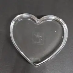 クリスタルガラス ハートベース