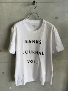 BANKS JOURNAL Tシャツ Lサイズ ホワイト