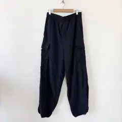 美品　UNFILO カーゴパンツ ブラック XL