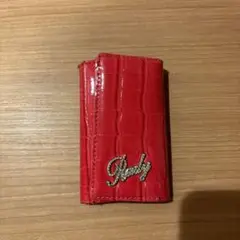 Rady ピンク 赤 クロコダイル風 キーケース