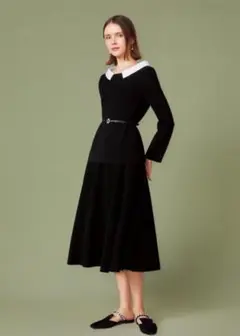 未使用品★＜完売品＞★FOXEY フォクシー/トップ トレゾール 白襟付き38