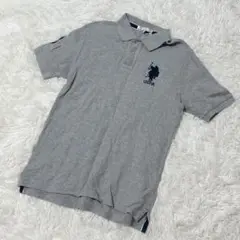 【c5803】U.S POLOASSN. ポロシャツ 半袖　グレー