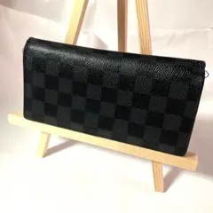 ★ヴィトン ダミエ長財布 小銭入れ ブラック