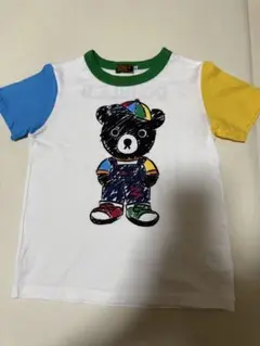 DOUBLE.B カラフルクマTシャツ　100cm