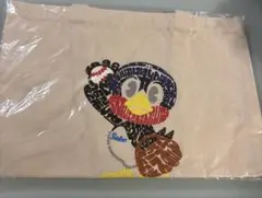 新品☆レア☆希少品☆匿名ヤクルトスワローズ　つば九郎　トートバッグ　名言アート