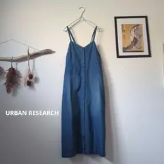 URBAN RESEARCH デニムキャミソールワンピース
