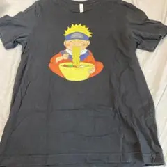 アメリカ購入　ナルト ラーメン Tシャツ Lサイズ 黒　アニメ
