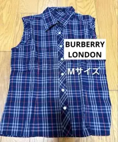 BURBERRY LONDON チェック柄 シャツ　バーバリー Mサイズ