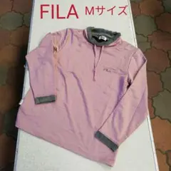 FILA 長袖 トップス トレーナー Mサイズ スポーツウェア ピンク