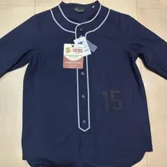 新品未使用 Champion ベースボールシャツ 50s 復刻 ウールシャツ M