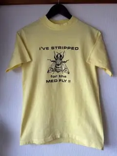 イエロー Tシャツ ミツバチ プリント