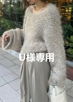 etretokyoシャギーハンドニット