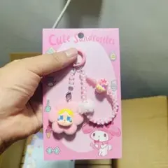 CRYBABY パワーパフ ガールズ シリーズのビニールフェイスキーホルダ
