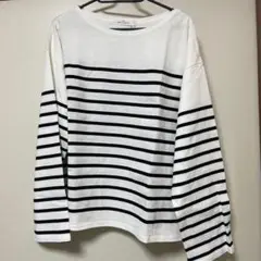 ボーダーカットソー