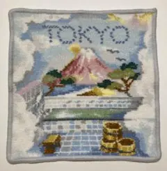 フェイラーハンカチ　東京駅グランスタ限定　トーキョーセントー　銭湯お風呂　富士山