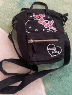 キティちゃん バック ショルダーバッグ 黒色