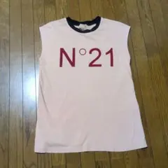 N°21 ノースリーブTシャツ ピンク