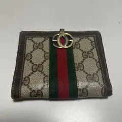 ◆GUCCI グッチ シェリーライン GG 折り財布