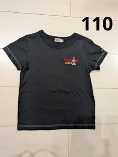 【発送前値下げ】DOUBLE-B ワンポイントTシャツ 110　ブラック