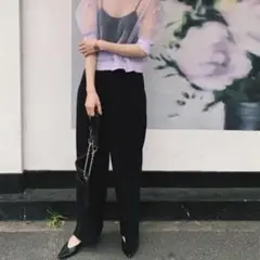 【美品】GREED INTERNATIONAL パンツ　ブラック