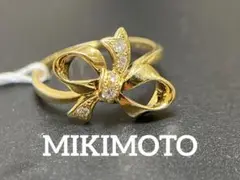 ミキモト リング MIKIMOTO ダイヤモンド 18K