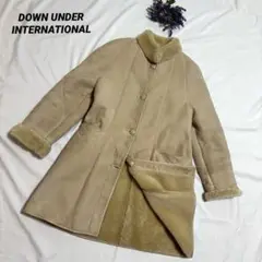 DOWN UNDER INTERNATIONALニュージーランド産ムートンコート 定価25万] ニュージーランド製 Zarrini 高級 ダブルフェイス