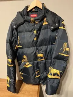 Supreme ライオンプリント ダウンジャケット M Supreme ライオンプリント ダウンジャケット M