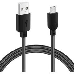 マイクロ USB ケーブル Micro-b USB USB2.0 黒　5m