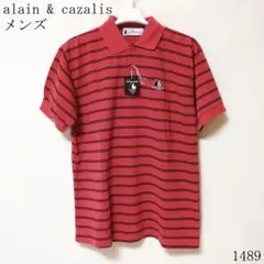 alain & cazalis　アランカザリスメンズＭサイズポロシャツ新品