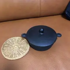 南部鉄器ミニ両手鍋 直火はもちろん、オーブントースターやIHも使用可能