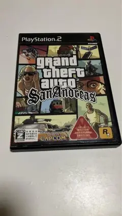 PS2 GTASA グランドセフトオートサンアンドレアス ゲームソフト