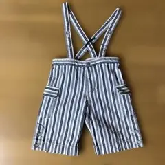 Columbia ストライプ サスペンダー付きハーフパンツ　　90cm