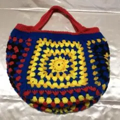 SALE❤️145×105大判手編みブランケット　グラニースクエア　モチーフ編 1日後発送】4色ブランケット／グラニースクエアのブランケット