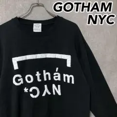 GOTHAM NYC ゴッサム ニューヨーク 発泡 プリント トレーナー 長袖