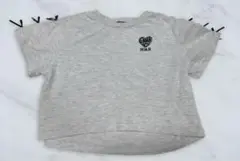 ▶️【キッズ】半袖ショート丈Tシャツ 130size