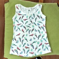 OLD NAVY 鳥プリント ノースリーブタンクトップ
