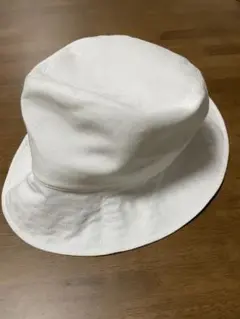 新品　マーガレットハウエル　リネン風ハット 黒リボン付き LINEN CANVAS | MARGARET HOWELL（マーガレット・ハウエル