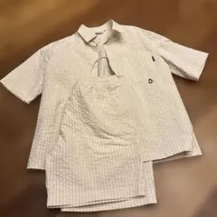 What's up? チェックシャツ　チェックパンツ　セットアップ