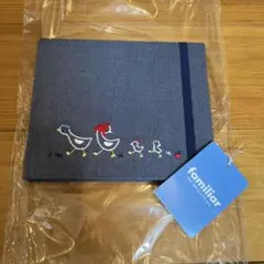新品☆familiar アルバム 刺繍ネイビーデニム