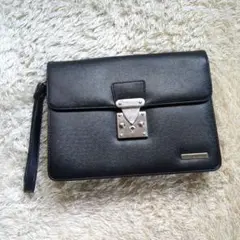 【美品】YSL イヴサンローラン クラッチバッグ レザー 最高級