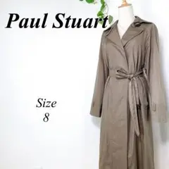 Paul Stuart トレンチコート ベルト 比翼 ポールスチュアート 8