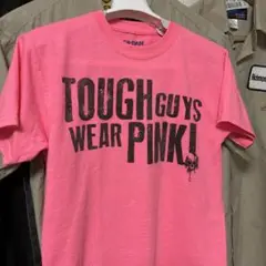 ギルダン・ピンク色・正面プリントTシャツ・Sサイズ