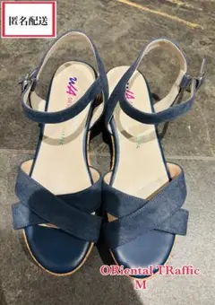 【美品】 オリエンタルトラフィック ウェッジソールサンダル　M